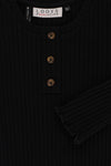 Meisjes Rib Top van Looxs 10sixteen in de kleur black in maat 176.