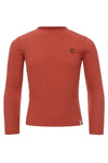 Meisjes Rib Top L/S van Looxs 10sixteen in de kleur Cinnamon in maat 176.