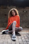 Meisjes Sportslegging van Looxs 10sixteen in de kleur WILDLIFE in maat 176.