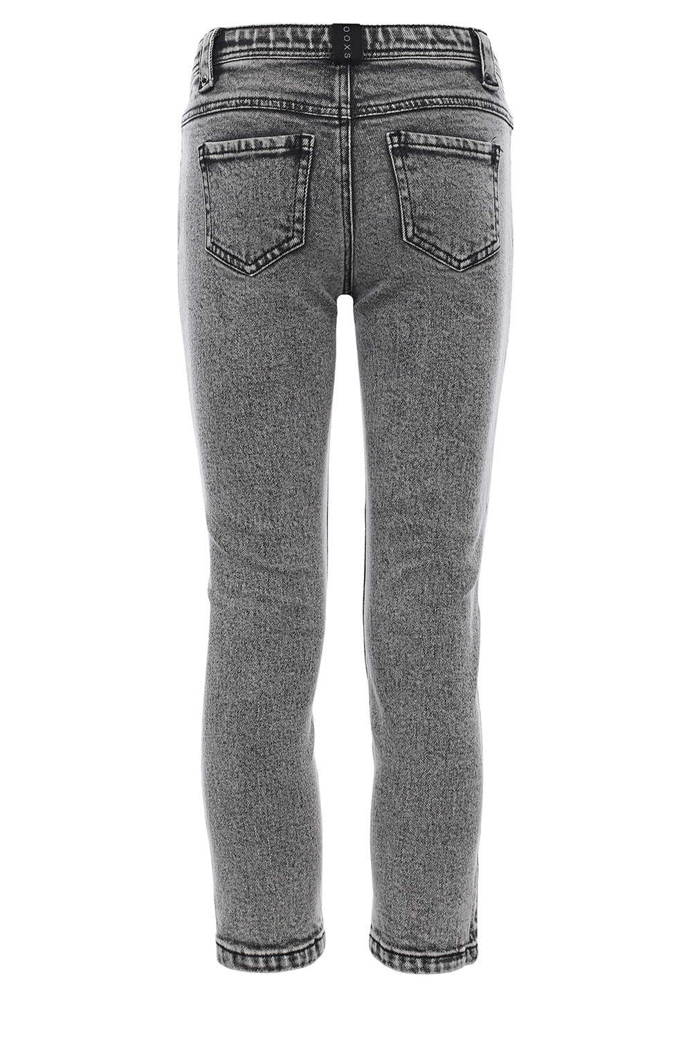 Meisjes Paperbag Pants van Looxs 10sixteen in de kleur Ash washed in maat 176.