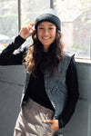 Meisjes Check Paperbag Pants van Looxs 10sixteen in de kleur Cinnamon check in maat 176.