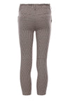 Meisjes Check Paperbag Pants van Looxs 10sixteen in de kleur Cinnamon check in maat 176.