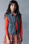 Meisjes Printed Skirt van Looxs 10sixteen in de kleur Fire flower in maat 176.