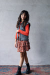 Meisjes Printed Skirt van Looxs 10sixteen in de kleur Fire flower in maat 176.