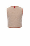 Meisjes Reversible Gilet van Looxs Little in de kleur Wildflower aop in maat 116/128.