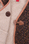 Meisjes Reversible Gilet van Looxs Little in de kleur Wildflower aop in maat 116/128.