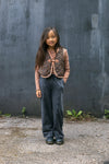 Meisjes Reversible Gilet van Looxs Little in de kleur Wildflower aop in maat 116/128.