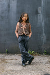 Meisjes Reversible Gilet van Looxs Little in de kleur Wildflower aop in maat 116/128.
