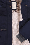 Meisjes Parka van Looxs Little in de kleur Midnight in maat 128.