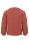 Meisjes Knitted Pullover van Looxs Little in de kleur pink rose in maat 128.