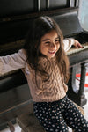 Meisjes Crincle Flare Pants With A/O van Looxs Little in de kleur Rainbow in maat 128.