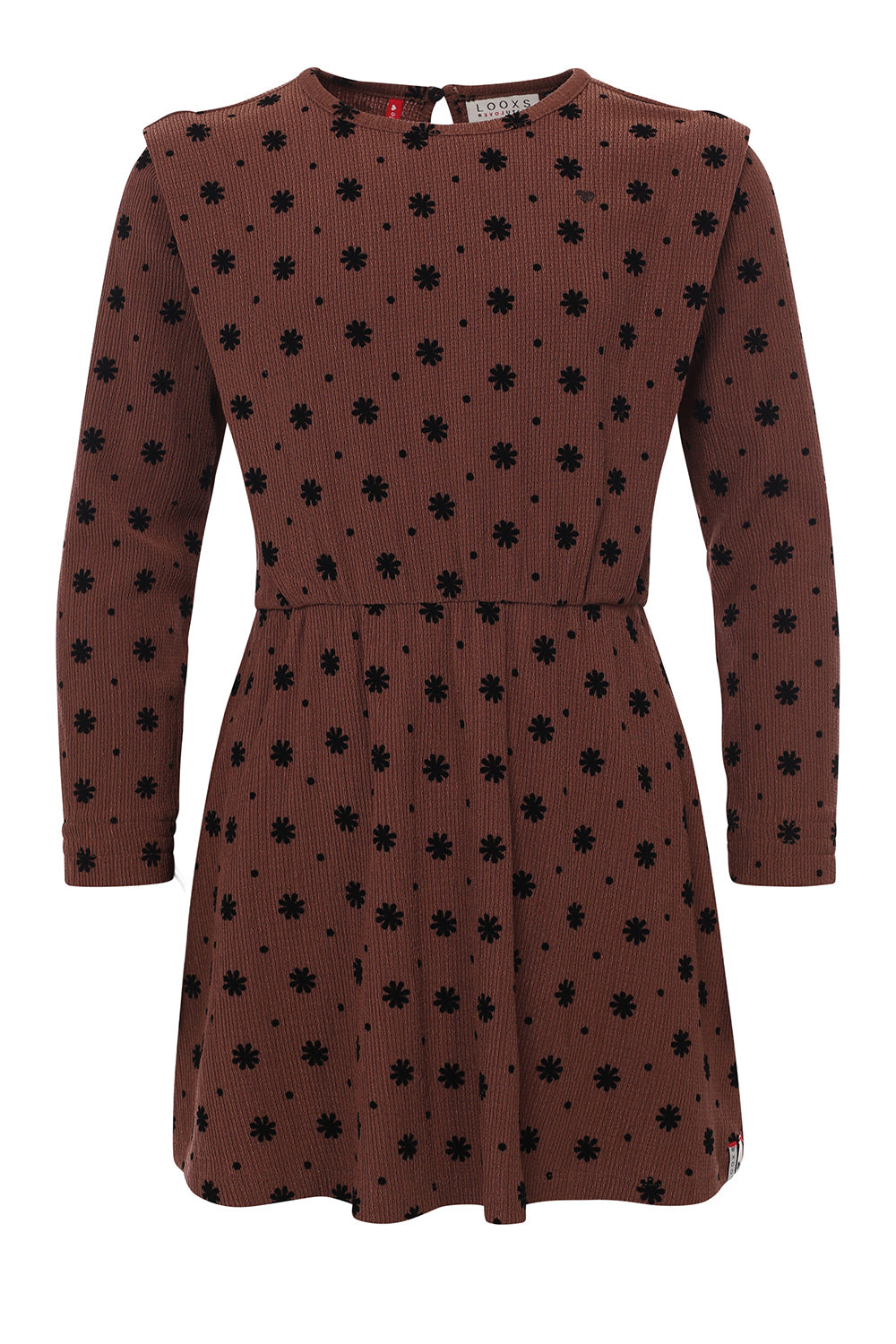 Looxs Little Crincle Dress With Flock Ao