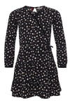 Meisjes Crincle Dress  With A/O van Looxs Little in de kleur Rainbow in maat 128.