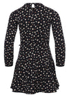 Meisjes Crincle Dress  With A/O van Looxs Little in de kleur Rainbow in maat 128.
