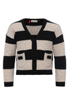 Looxs Little Knitted Striped Cardigan