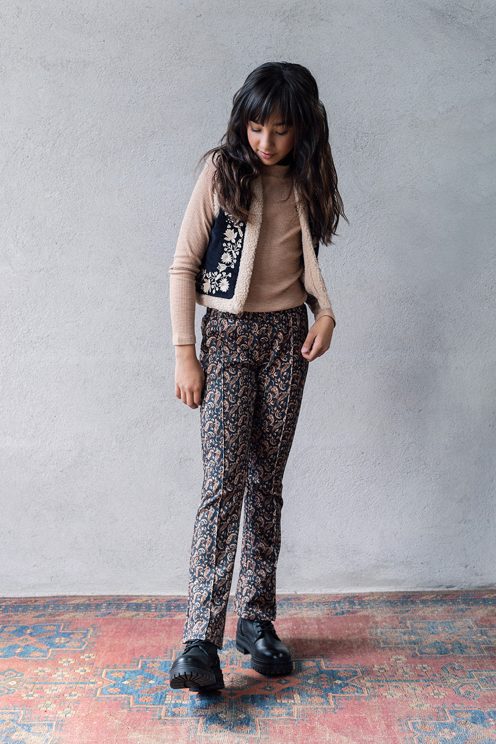 Looxs 10sixteen Paisley Flare Pants