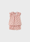 Mayoral Polka dot shorts set