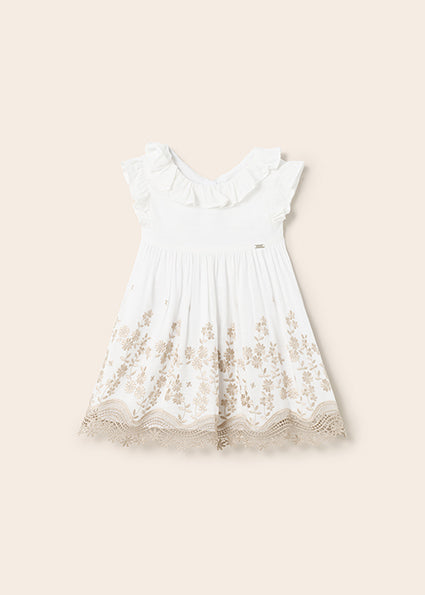 Mayoral Embroidered dress