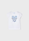 Mayoral S/s embroidered shirt