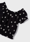 Mayoral Embroidered loose shirt