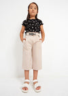 Mayoral Cropped pants w/ belt