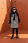 Meisjes Fur Gilet van LOOXS Little in de kleur CREAM in maat 116-128.