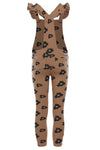 Meisjes Printed Salopette van LOOXS Little in de kleur BLOOM AO in maat 128.