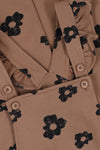 Meisjes Printed Salopette van LOOXS Little in de kleur BLOOM AO in maat 128.