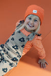 Meisjes Lace Top van LOOXS Little in de kleur TANGERINE in maat 128.