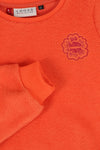 Meisjes Fleece Sweater van LOOXS Little in de kleur Fire in maat 128.