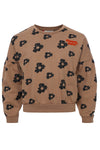 Meisjes Printed Sweater van LOOXS Little in de kleur BLOOM AO in maat 128.