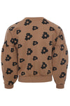 Meisjes Printed Sweater van LOOXS Little in de kleur BLOOM AO in maat 128.
