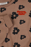 Meisjes Printed Sweater van LOOXS Little in de kleur BLOOM AO in maat 128.