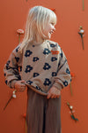 Meisjes Printed Sweater van LOOXS Little in de kleur BLOOM AO in maat 128.