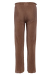 Meisjes Plisse Pants van LOOXS Little in de kleur CLAY in maat 128.