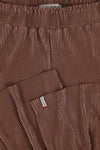 Meisjes Plisse Pants van LOOXS Little in de kleur CLAY in maat 128.