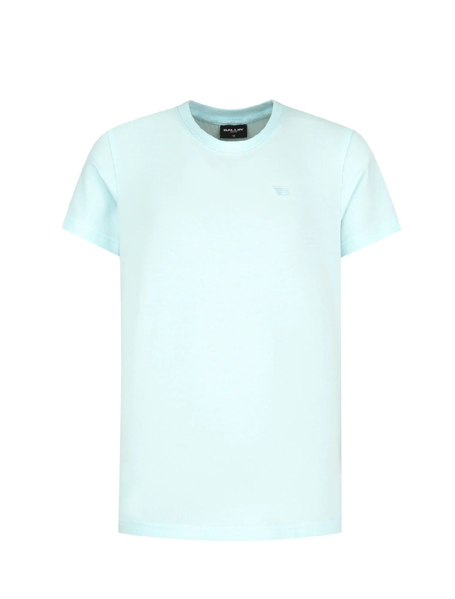 Unisexs T-shirt van Ballin Amsterdam in de kleur Light Blue in maat 176.