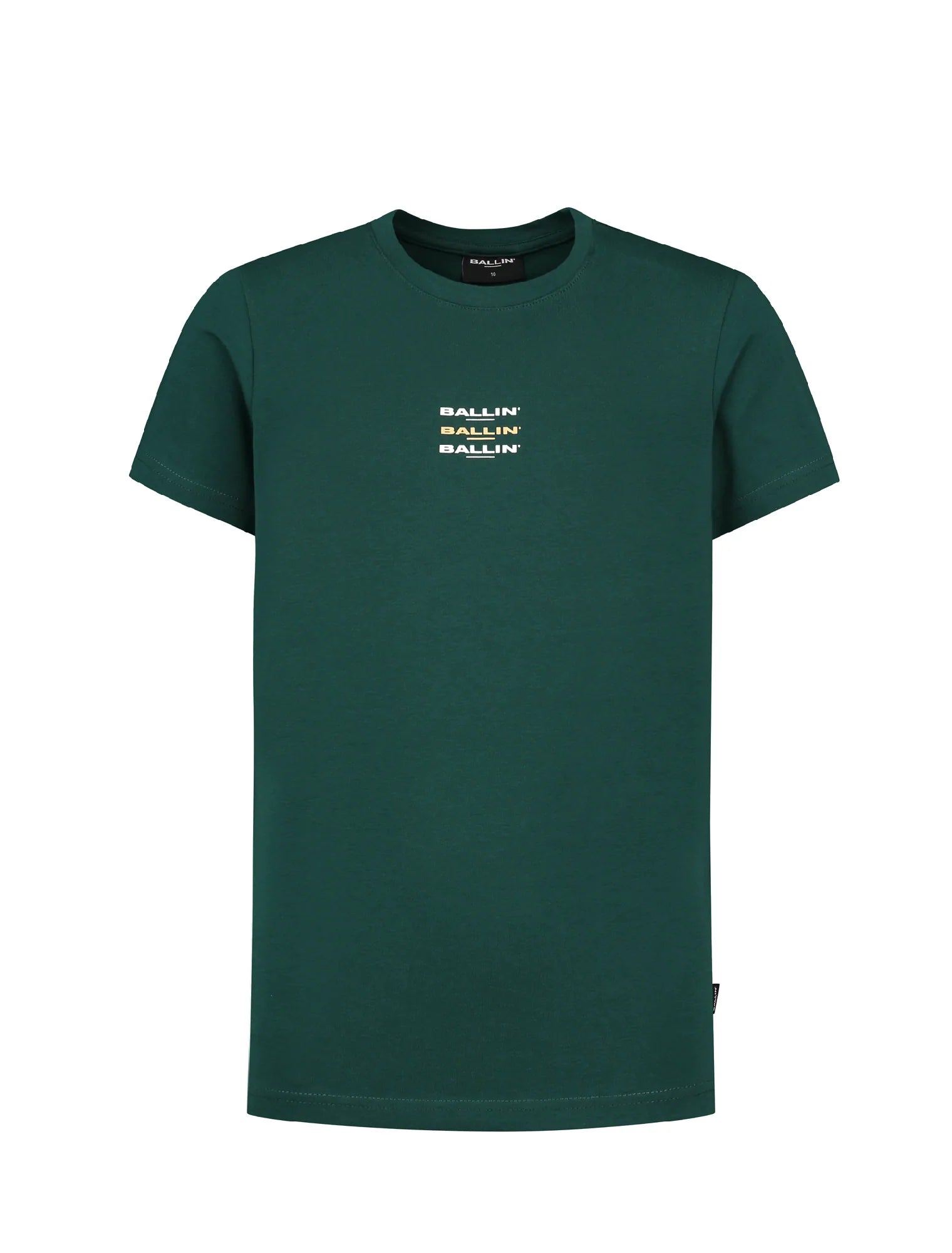 Unisexs T-shirt van Ballin Amsterdam in de kleur Green in maat 176.