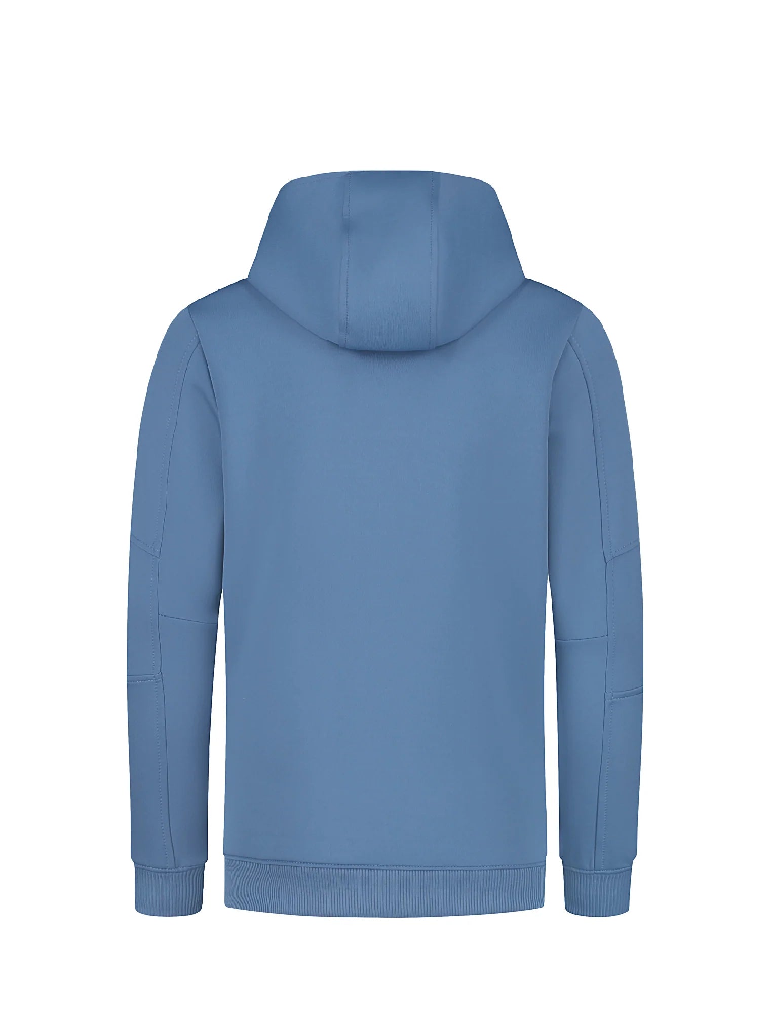 Unisexs Hooded sweater van Ballin Amsterdam in de kleur Mid blue in maat 176.