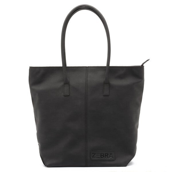 Zebra Natural bag met rits breed