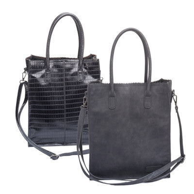 Zebra Natural bag Rosa black