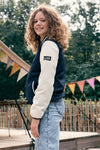 Meisjes Reversible Outerwear Jacket van LOOXS 10sixteen in de kleur navy in maat 176.