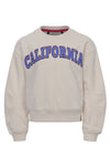 Meisjes Sweater van LOOXS 10sixteen in de kleur Dove white in maat 176.