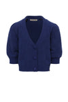 Meisjes Fine Ajour Cardigan van LOOXS 10sixteen in de kleur KOBALT in maat 176.