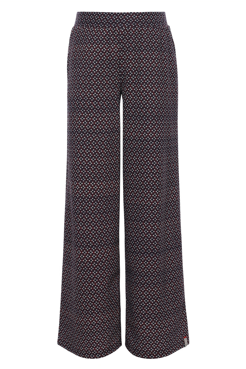 Meisjes Fancy Crinkle Wide Leg Pant van LOOXS 10sixteen in de kleur marokko tile AO in maat 176.
