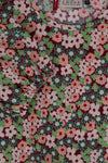 Meisjes Crincle Floral Top van LOOXS Little in de kleur Flowerbomb AO in maat 128.