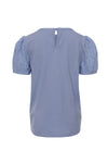 Meisjes Lace Top van LOOXS Little in de kleur Blue sky in maat 128.