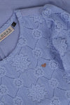 Meisjes Lace Top van LOOXS Little in de kleur Blue sky in maat 128.