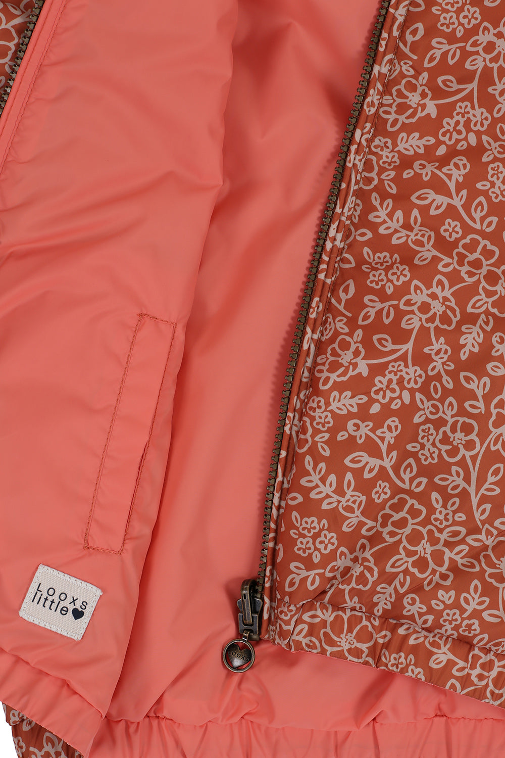 Meisjes Outerwear Jacket van LOOXS Little in de kleur Pecan Blossom AO in maat 128.