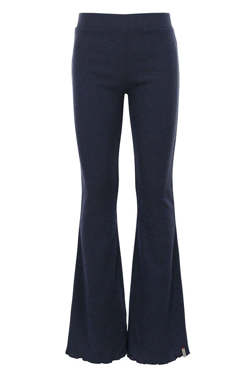 Meisjes Flair Pants van LOOXS Little in de kleur Steel Blue in maat 128.